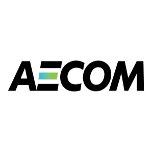 The logo of AECOM.