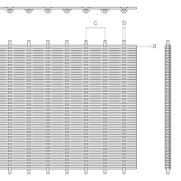 Apollo-2020D-S編織緊密建築網格的圖紙。