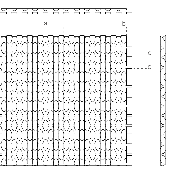 Apollo-2715D-S編織緊密的建築網格圖。