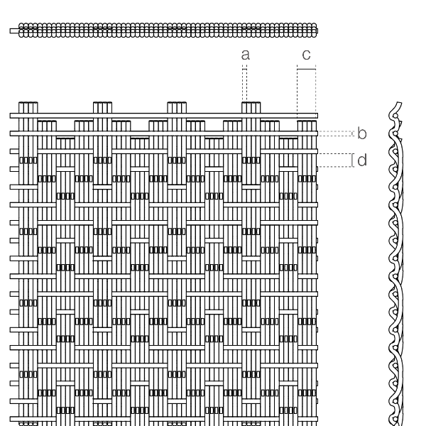 Apollo-3012D編織緊密建築網格的圖紙。