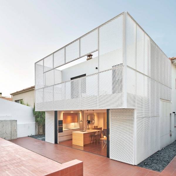 Argger architectural mesh acts as residential facades.