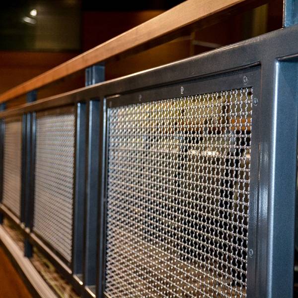 Argger architectural mesh for library safety barrier