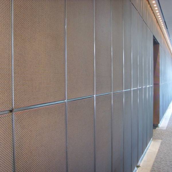 Argger decorative mesh functions as hotel wall coverings