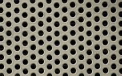 A round hole perforated metal sample