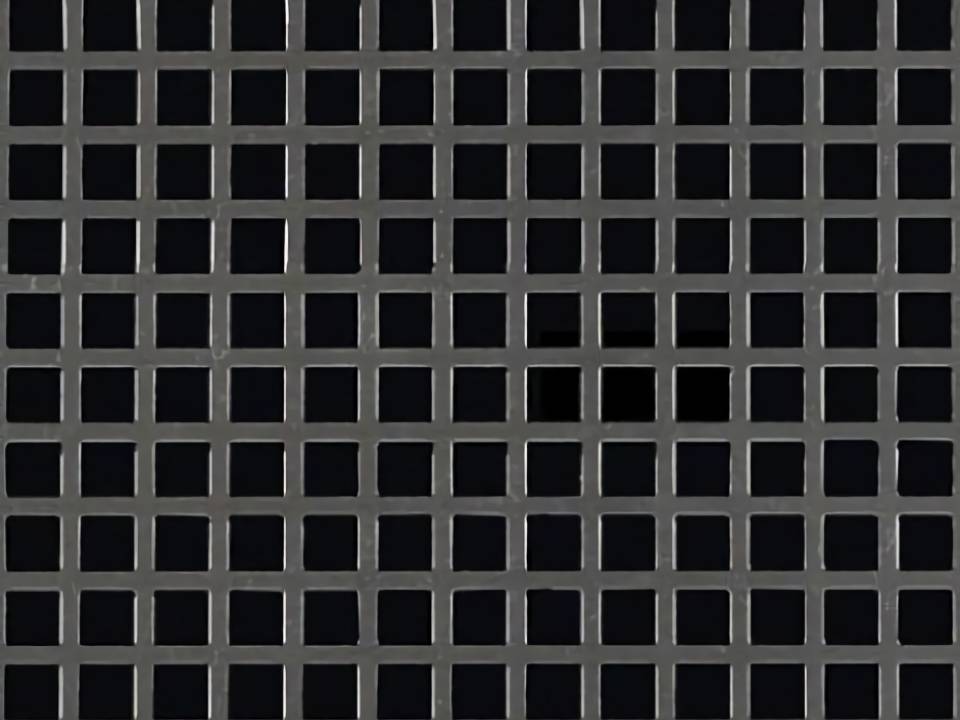 A square hole perforated metal sheet