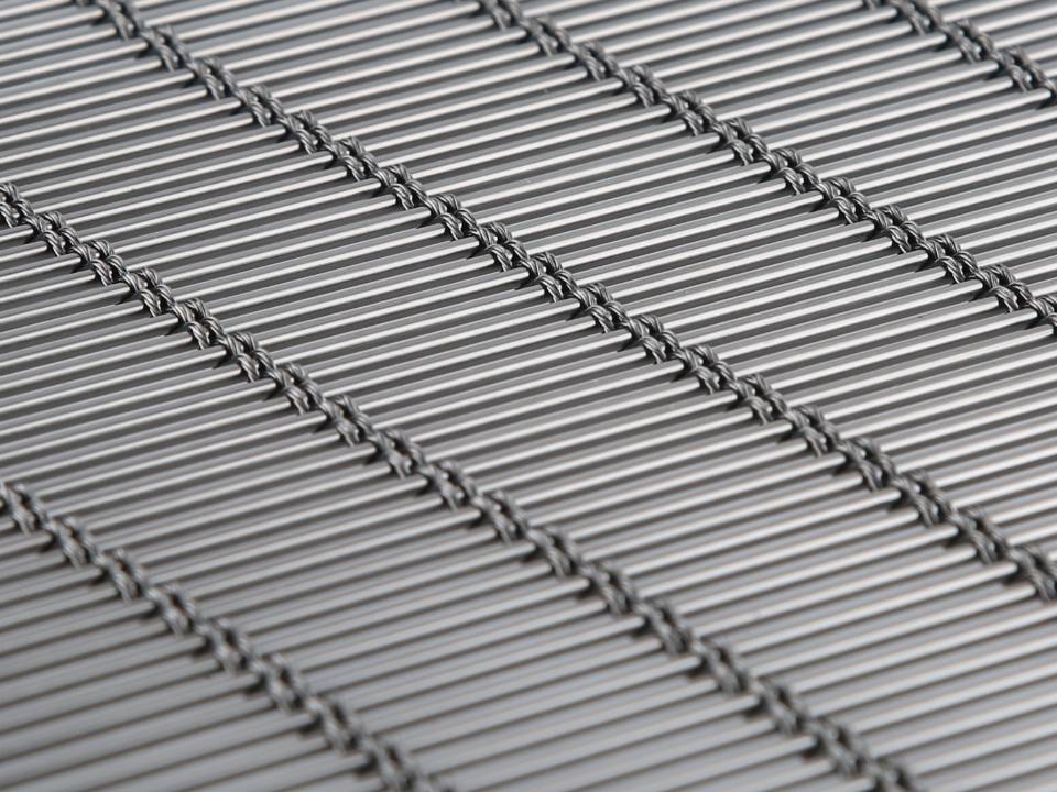 A detailed view of Ag weave spacing Athena-0714D