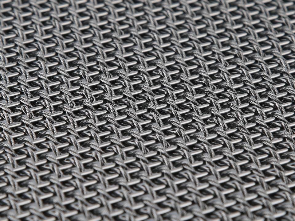 A detailed view of Ag weave spacing Athena-1416D