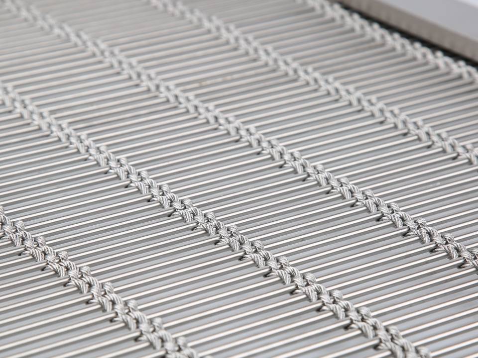 A Athena-3030D weave spacing architectural mesh.
