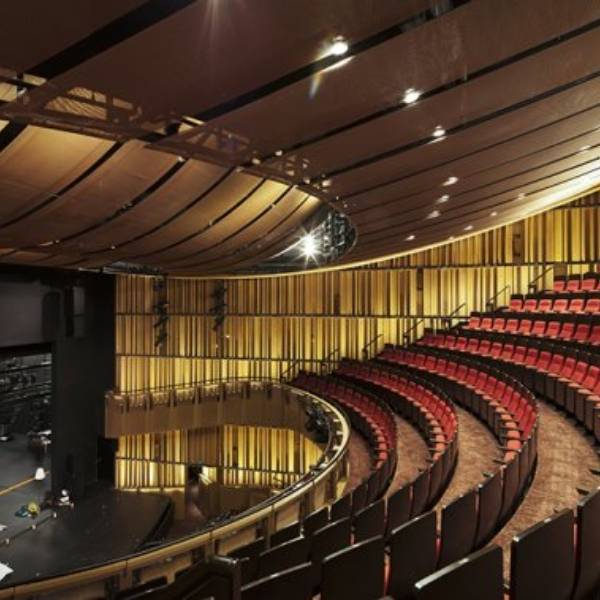 Argger decorative mesh for theater ceiling