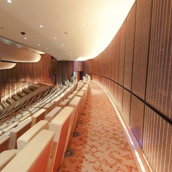 Argger decorative mesh for theater wall covering