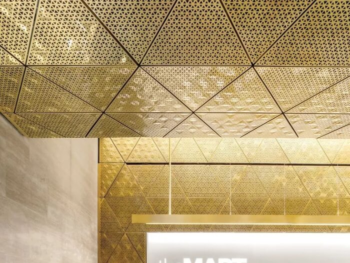 Hotel hall metal suspended ceiling design