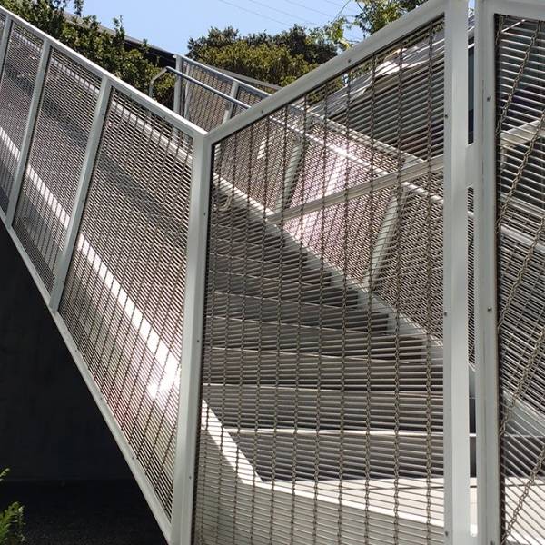 Argger decorative mesh for campus balustrade railing system