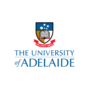 The logo of University of Adelaide.