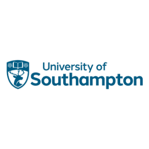 The logo of University of Southampton.